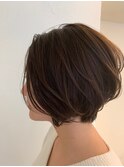 美シルエットショートボブ
