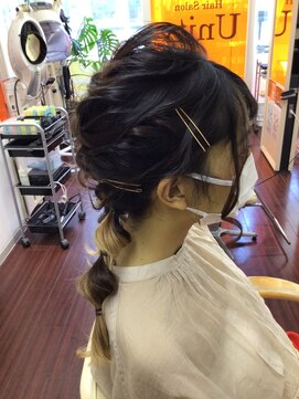 ヘアサロン ユニティ(Hair Salon Unity) 可愛くおさげツイスト