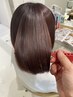 【艶＆手触りUP】　髪質改善艶髪メテオカラー￥11000