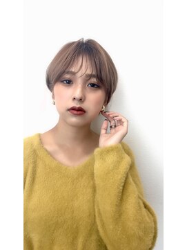 ノンダメージサロン ステラバイボヌール(Stella by Bonheur) マッシュショート/シアベージュ