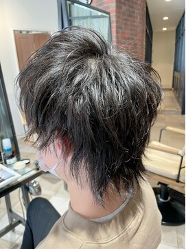 ネオリーブ ロア 鶴川店(NEOLIVE ROA) メンズウルフカット★パーマ