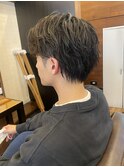 【IRIE HAIR赤坂】スパイラルパーマ×ショートウルフ×ツーブロ