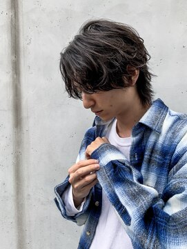 レクタ(RECTA) ★波巻きツーブロックマッシュパーマ束感ツーブロックハイライト