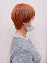 アヴァンセ サニー美容室&nbsp;マッシュ/マッシュショート/オレンジカラー