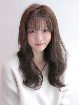 アグ ヘアー セント 鹿児島中央駅2号店(Agu hair st.) 《Agu hair》グレージュカラー×ゆるウェーブ