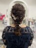 【全日 8時～11時】 ヘアセット￥3200-