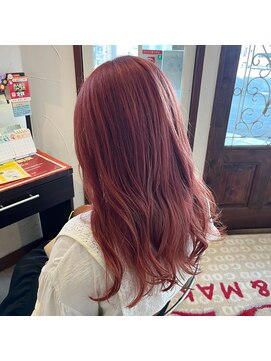 ゴッドヘアーアンドメイク 高崎店(GOD Hair&Make) サーモンピンク
