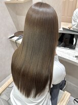 ジーナ 船橋(Zina)&nbsp;髪質改善＊ロングレイヤーグレーベージュ＊美髪【Zina石井】