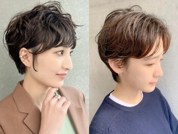 ロンド パルティール 大宮(Lond partir)の写真/[1stepTR+カット+パーマ¥9980]ショート/ボブでもふわっと自然な’根元パーマ’前髪/顔周りパーマも◎[大宮]