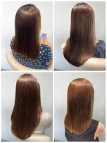 美容室フルール&nbsp;★縮毛矯正♪コスメストレート髪質改善ココアベージュ