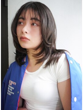 ノラ ウメダ(NORA UMEDA) 【高木】レイヤーカット顔周りカットレイヤーウルフカット