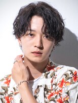 オーシャントーキョー 原宿(OCEAN TOKYO)&nbsp;波巻きパーマメンズツイストスパイラルパーマセンターパート