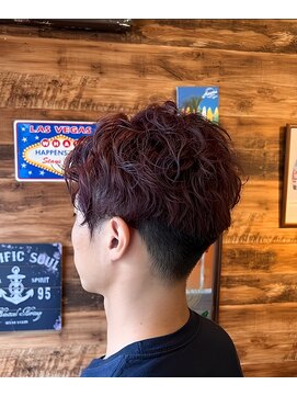 ファニー ヘアファクトリー(FUNNY hair factory) メンズおしゃれバイオレット