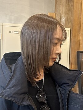 アンジェリカ 天理店(ANGELICA) ブリーチなしミルクティーベージュ(HINA)