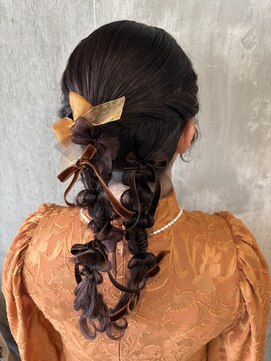 エイミー 伏見店(aemii) トレンド！ツイン編み下ろし