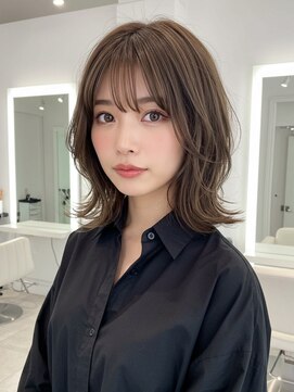 エル 新小岩(elu) 美髪/ワイドバング/レイヤーカット/くすみベージュ/新小岩駅