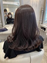 ザックラフィネ(ZACC raffine)&nbsp;ラベンダーグレージュ/顔まわりカット/ミディアム/前髪カット