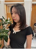 ワンカールレイヤー＊ミディアムレイヤー＊顔周りレイヤー＊銀座