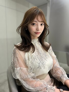 ジーナ 名駅(XENA.) 《karen》ベージュ/ブラウン/艶カラー/透明感カラー/ワンホン