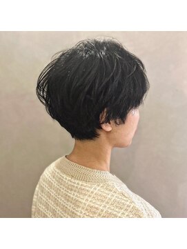 アンドワン 自由が丘(＆ONE) ショート×ニュアンスパーマ