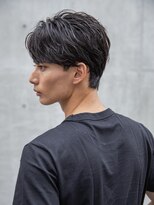 シティ(CITY)&nbsp;小久保styleフェザーパーマフェザーショートグレーエンドカラー