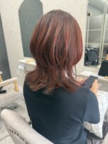 ロエン 西岡崎店(ROEN)&nbsp;くびれ、レイヤー、レッドブラウン