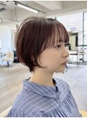熊本ショート　丸みショート　顔周りカット　20代30代40代