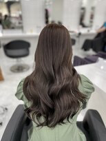 ディジョン(Dijon)&nbsp;韓国顔まわりレイヤーカットグレージュオリーブベージュブラウン