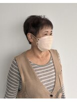 ソレ 森田店(SOLE.)&nbsp;ふんわりミセスショートとハイライト白髪ボカシ