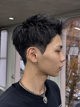 ニコ トウキョウ ロジック(nico TOKYO Logic) 刈り上げアップバングスパイキーショートパーマスパイラルパーマ