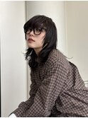 外ハネボブ40代タッセルボブグラデーションカラーヘアカラー