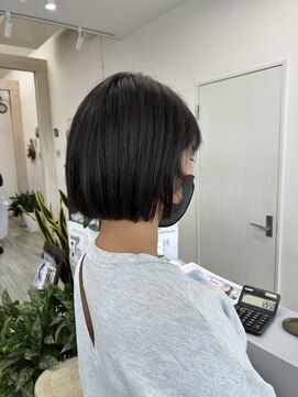 ▼暗色×ミニボブ▼