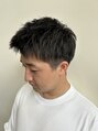 パールヘアデザイン(Pearl hair design)&nbsp;さっぱり短めスタイル。アップバング。
