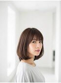 内巻きボブ