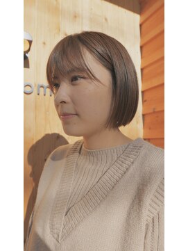 グーム(goom.) 大人可愛いミニボブ◎30代40代前下がり×くびれで小顔