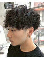 フィフス 栄(fifth) ツイストスパイラルパーマメンズマッシュ波巻きスパイラルパーマ