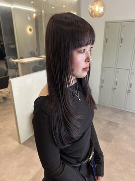 エイト 武蔵小杉店(EIGHT) 暗めラベンダー×レイヤー