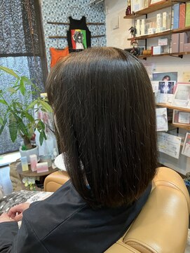 美容室ひろ お白髪活かしぼかしケアカラー+カット