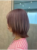 ダークパープル/ナチュラルショート/夏のヘアアレンジ/柏駅