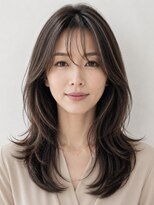 サーカス バイ ビュートリアム 青山(CIRCUS by BEAUTRIUM)&nbsp;白髪ぼかしハイライト 脱白髪染め レイヤー 40代50代表参道青山