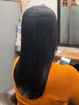 ロッカヘアエジェ(ROCCA hair eje.) 黒髪大人上品 ナチュラル艶ロング