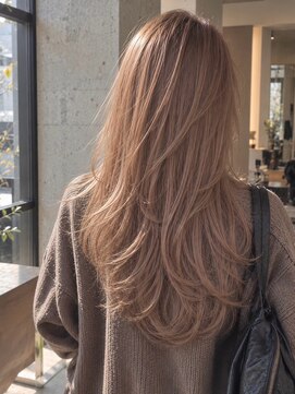 モアナ ルア バイ ヘッドライト 平塚店(Moana Lua by HEADLIGHT) Moana【平塚】#レイヤーカット#ベージュ#ダブルカラー