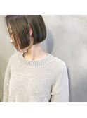 コンパクトボブ&カーキグレージュ