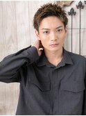 外国人風カラー★モテワイルドアップバングB
