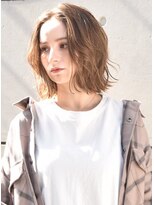 ノクターン 池袋(NOCTURNE)&nbsp;光沢感あふれるシルキーベージュボブ