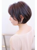LOWウエイトゆるふわショートボブ