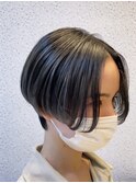 毛流れがお洒落なショートボブ☆