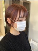 耳かけショートボブ