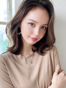 シルクレイ 吉祥寺店(Silk-lei) 大人かき上げフェザーバング小顔外ハネボブ20代30代吉祥寺