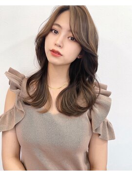 リコバイアフロート(riko by afloat) 韓国風ヘア/グレーベージュ/ヨシンモリ/レイヤーロング